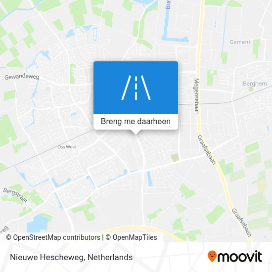 Nieuwe Hescheweg kaart