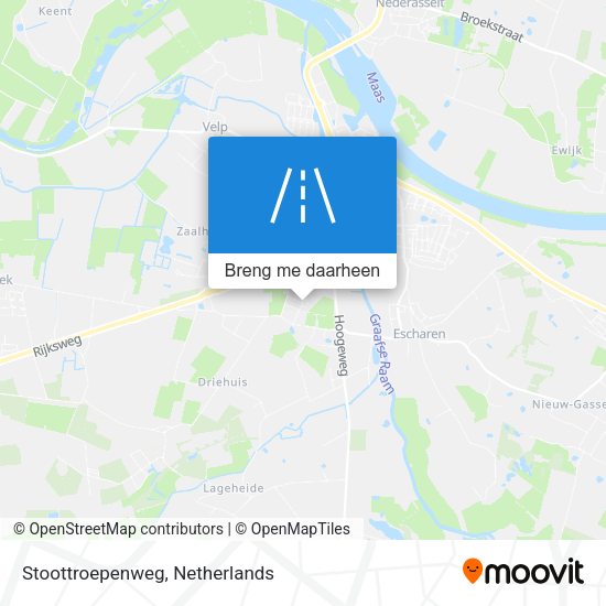 Stoottroepenweg kaart