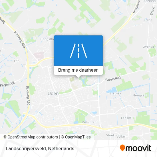 Landschrijversveld kaart