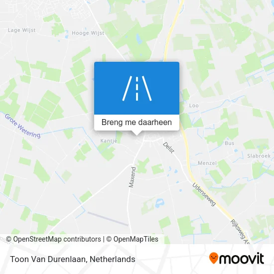 Toon Van Durenlaan kaart