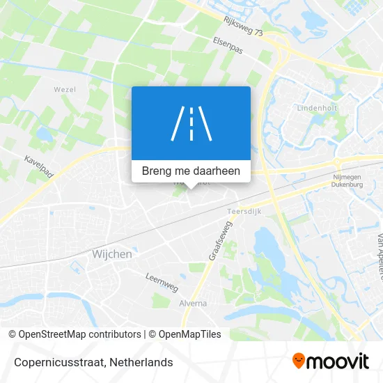 Copernicusstraat kaart