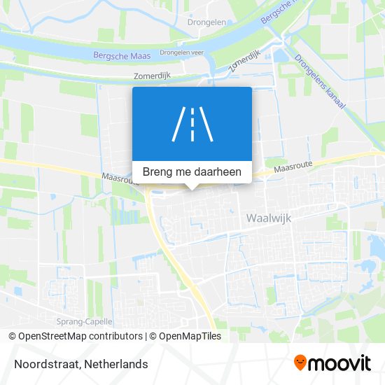 Noordstraat kaart