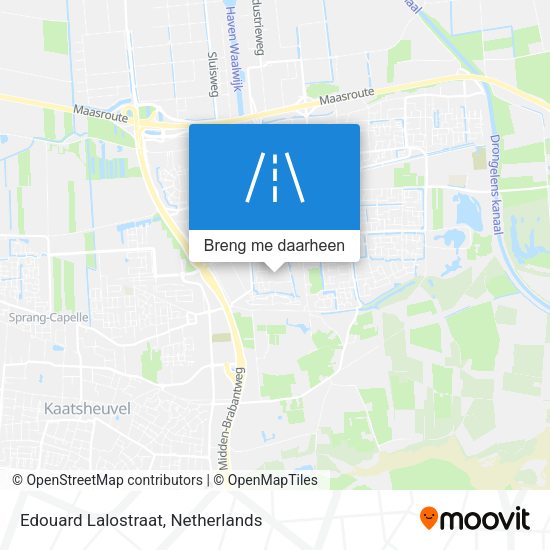 Edouard Lalostraat kaart