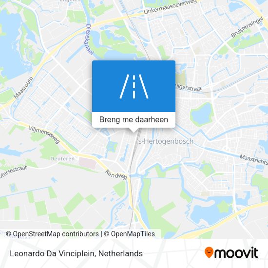 Leonardo Da Vinciplein kaart