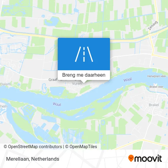 Merellaan kaart