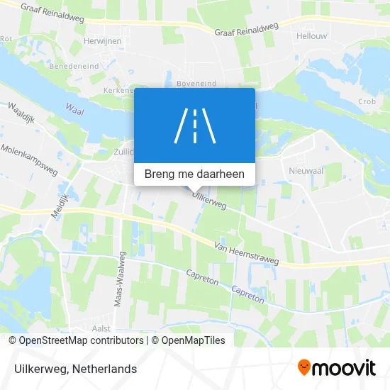 Uilkerweg kaart
