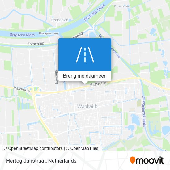 Hertog Janstraat kaart