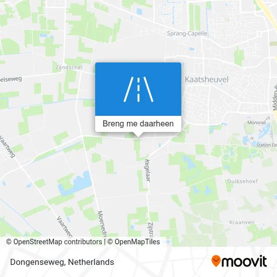Dongenseweg kaart