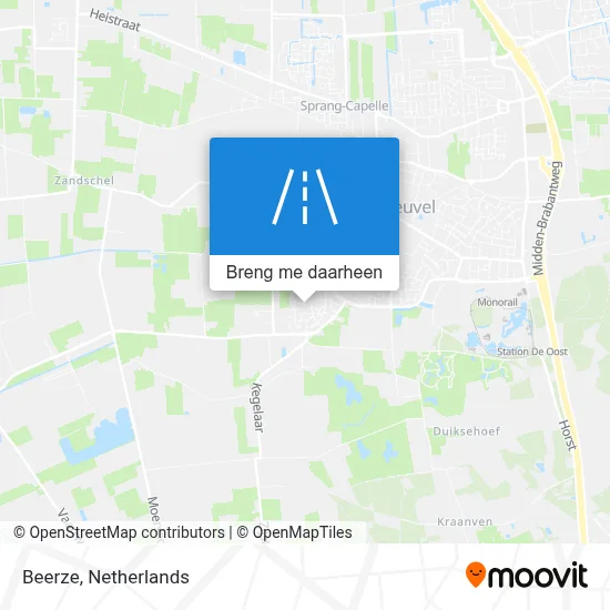 Beerze kaart