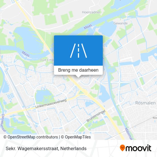 Sekr. Wagemakersstraat kaart