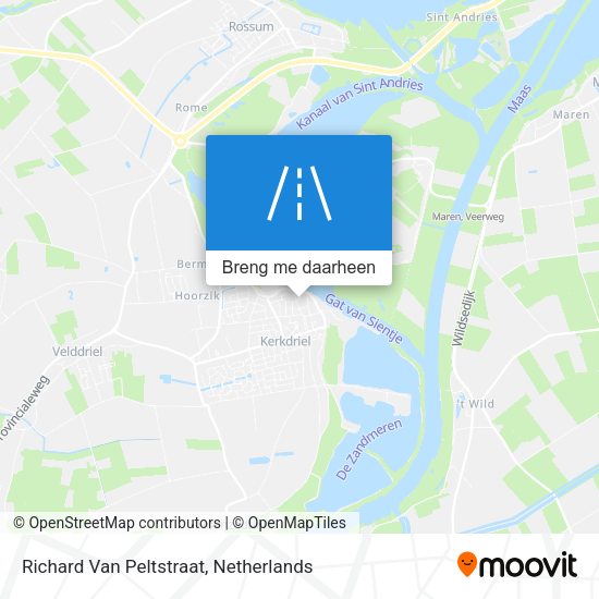 Richard Van Peltstraat kaart