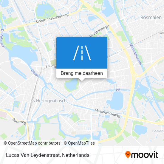 Lucas Van Leydenstraat kaart