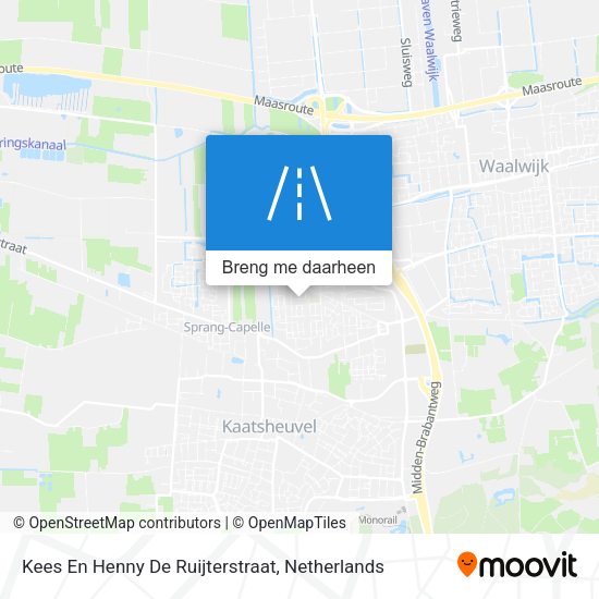 Kees En Henny De Ruijterstraat kaart
