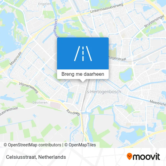 Celsiusstraat kaart