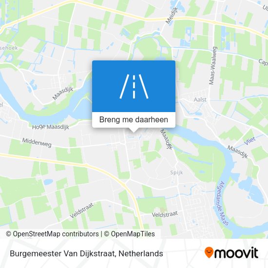 Burgemeester Van Dijkstraat kaart