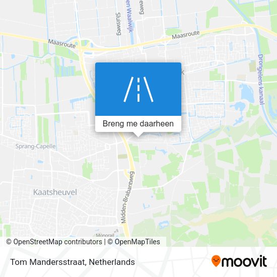 Tom Mandersstraat kaart