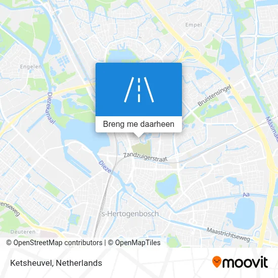 Ketsheuvel kaart