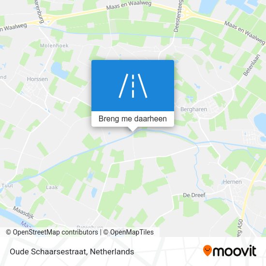 Oude Schaarsestraat kaart