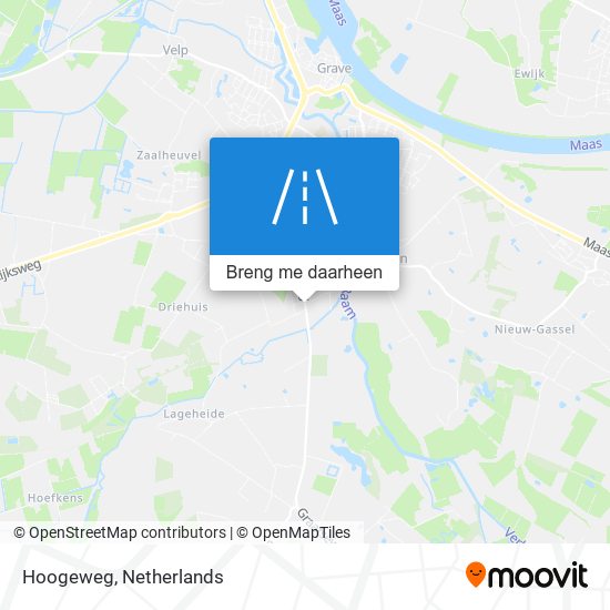 Hoogeweg kaart