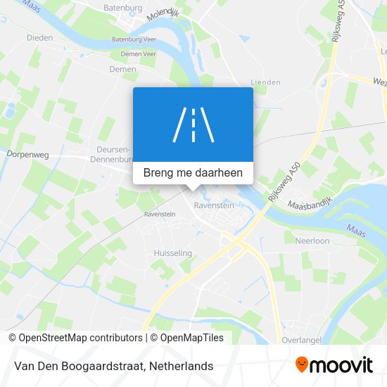 Van Den Boogaardstraat kaart