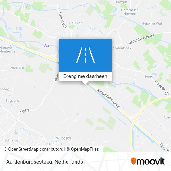 Aardenburgsesteeg kaart