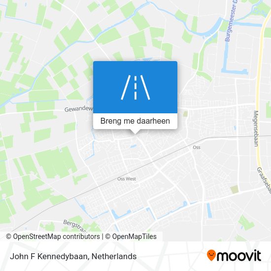 John F Kennedybaan kaart