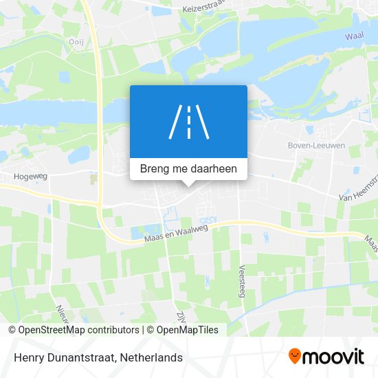 Henry Dunantstraat kaart
