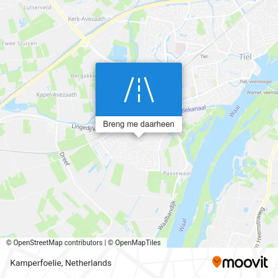 Kamperfoelie kaart