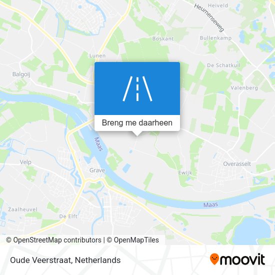 Oude Veerstraat kaart