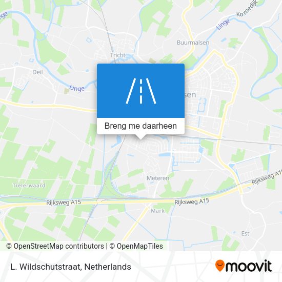 L. Wildschutstraat kaart