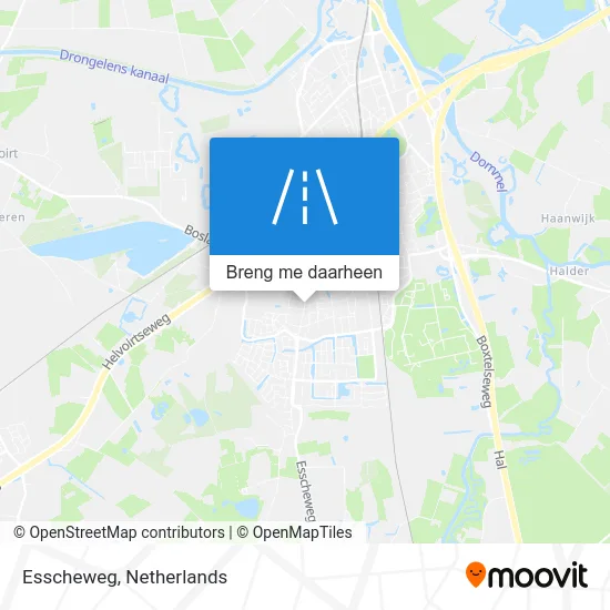 Esscheweg kaart