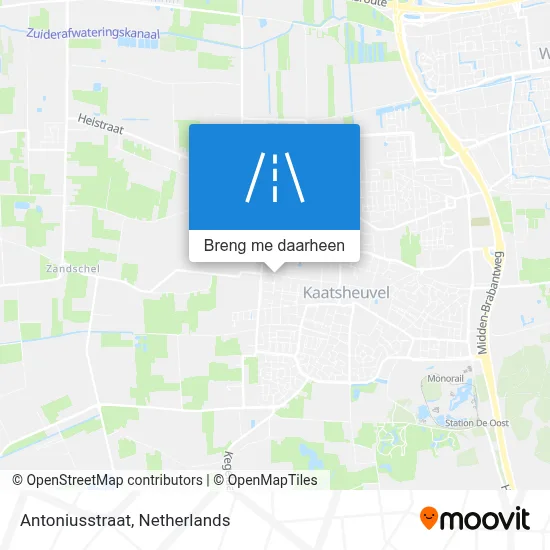 Antoniusstraat kaart