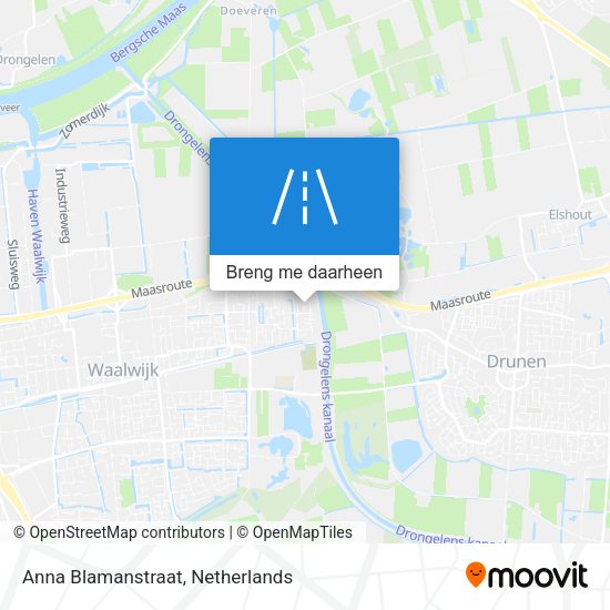 Anna Blamanstraat kaart