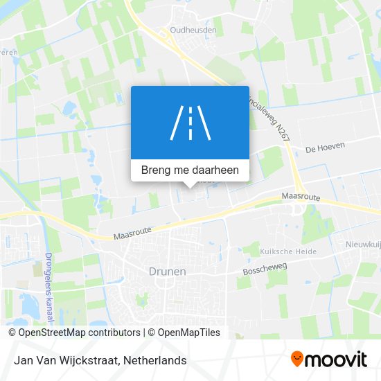 Jan Van Wijckstraat kaart