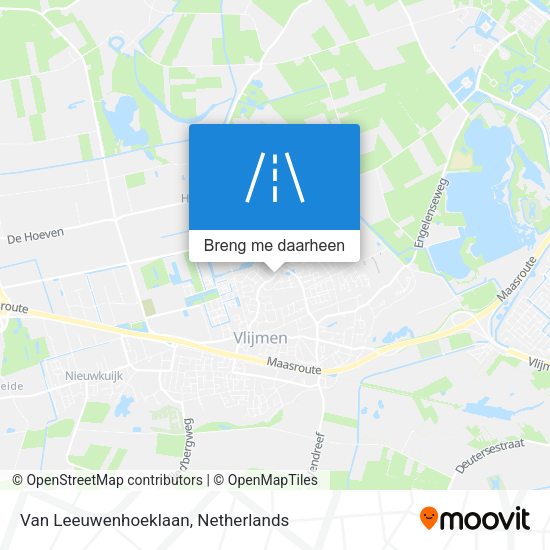 Van Leeuwenhoeklaan kaart