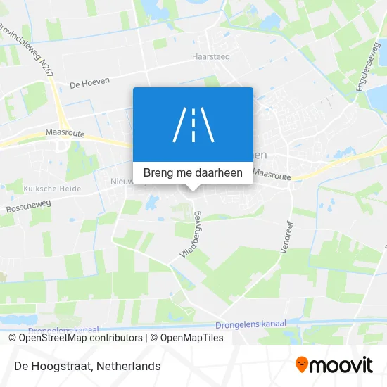 De Hoogstraat kaart