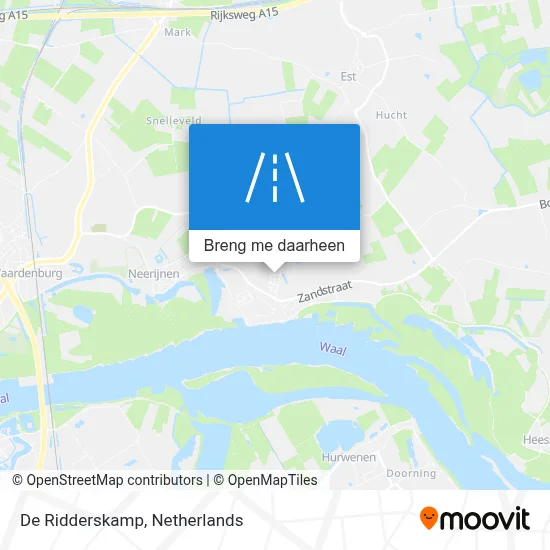 De Ridderskamp kaart