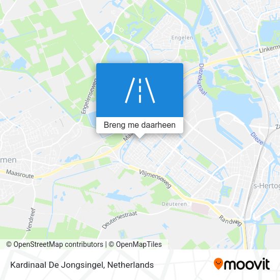 Kardinaal De Jongsingel kaart