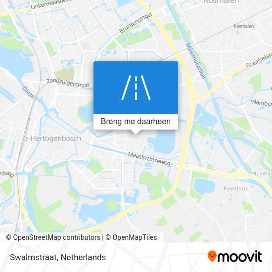 Swalmstraat kaart
