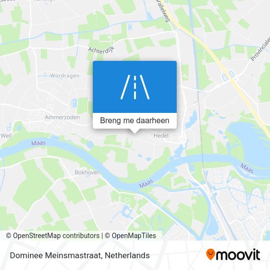 Dominee Meinsmastraat kaart