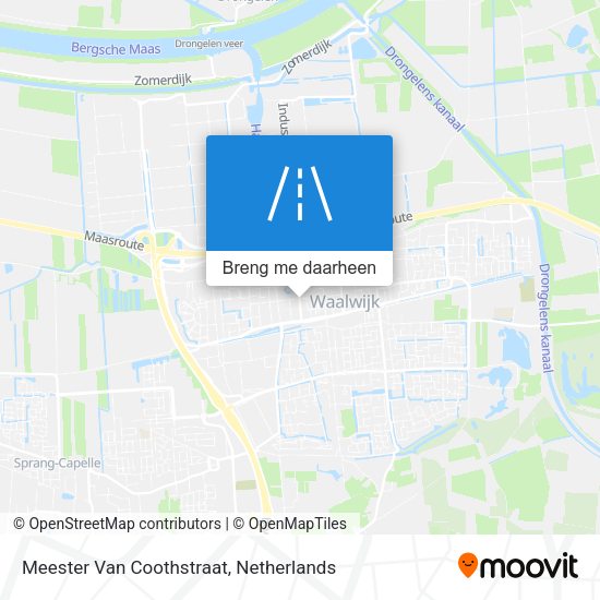 Meester Van Coothstraat kaart