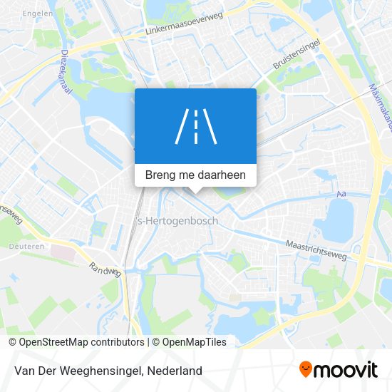 Van Der Weeghensingel kaart