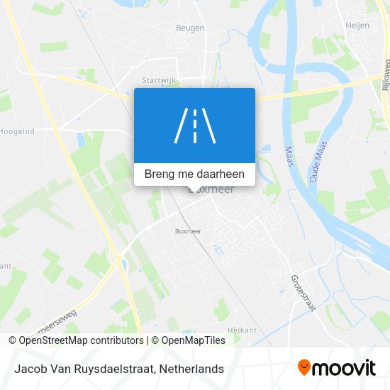 Jacob Van Ruysdaelstraat kaart