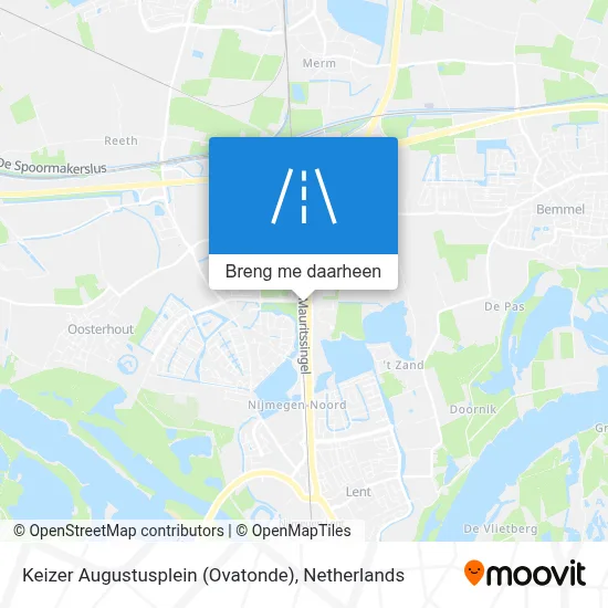 Keizer Augustusplein (Ovatonde) kaart