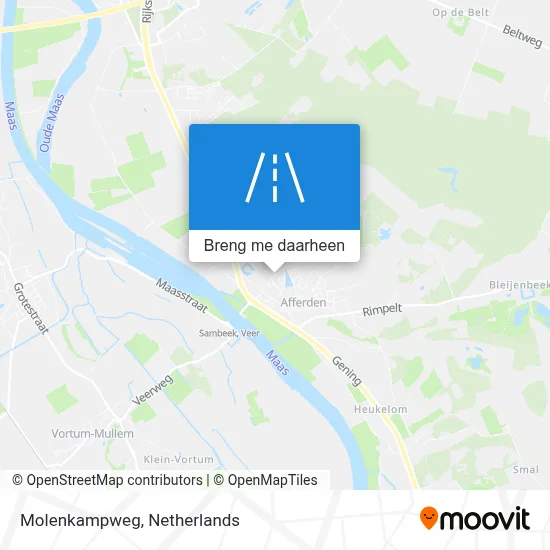 Molenkampweg kaart