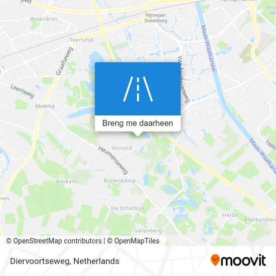 Diervoortseweg kaart