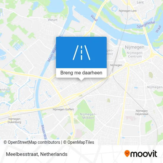 Meelbesstraat kaart