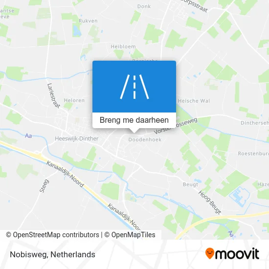 Nobisweg kaart
