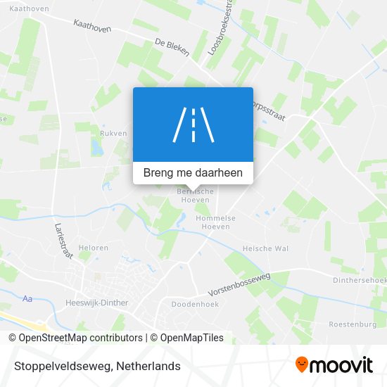 Stoppelveldseweg kaart