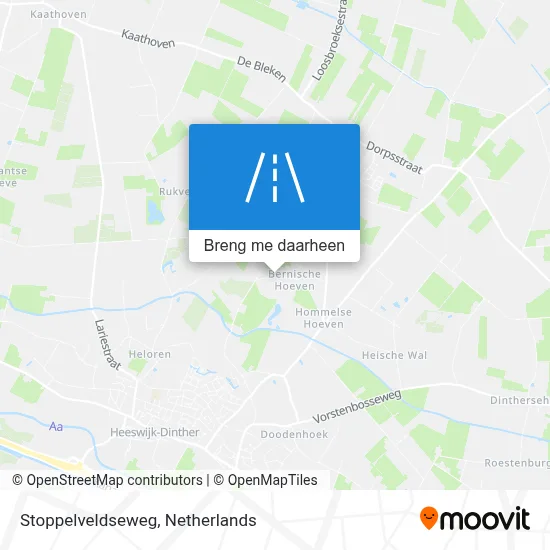 Stoppelveldseweg kaart